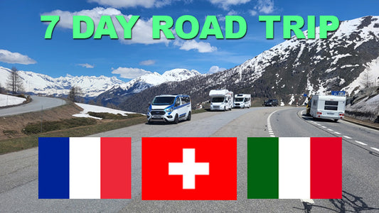 7 day campervan road trip; Eastern France, Switzerland & Italian Lakes