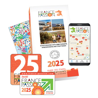 France Passion 2025 Vicarious Books UK motorhome campervan stopovers France