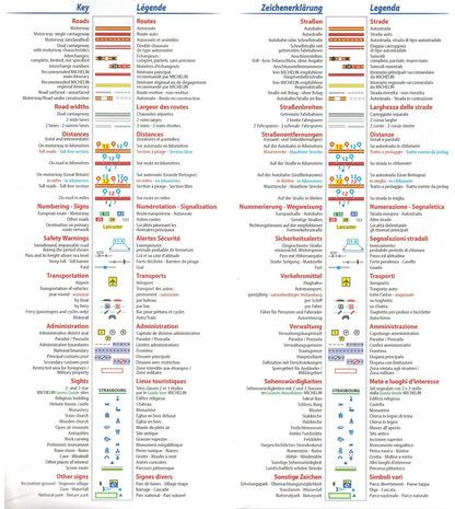 2025 Michelin France Sheet Map 721