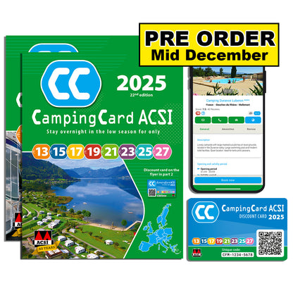 2025 ACSI CampingCard cover, card and app