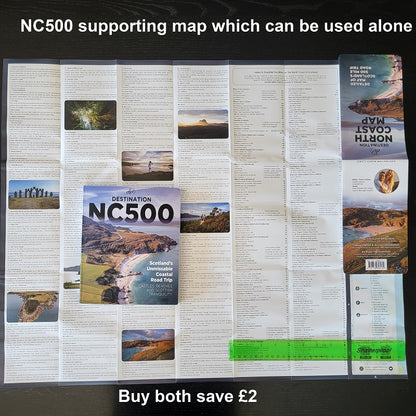 North Coast 500 Road Map – Detailed A1 NC500 Route Planner ISBN 9781739848439