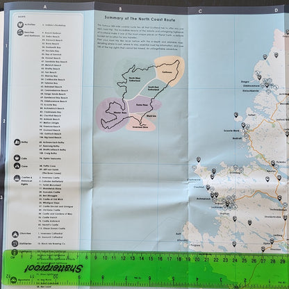 North Coast 500 Road Map – Detailed A1 NC500 Route Planner ISBN 9781739848439