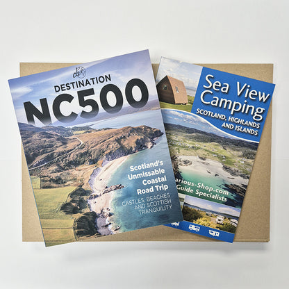 Buy Destination NC500 get Sea View Camping Scotland