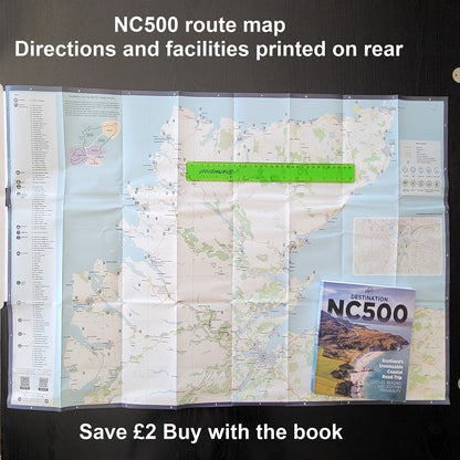 North Coast 500 Road Map – Detailed A1 NC500 Route Planner ISBN 9781739848439