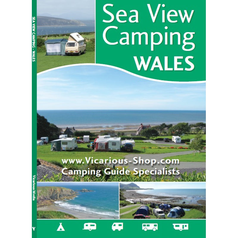 Sea View Camping Wales by vicarious media books united kingdom uk campsite guidebook front cover