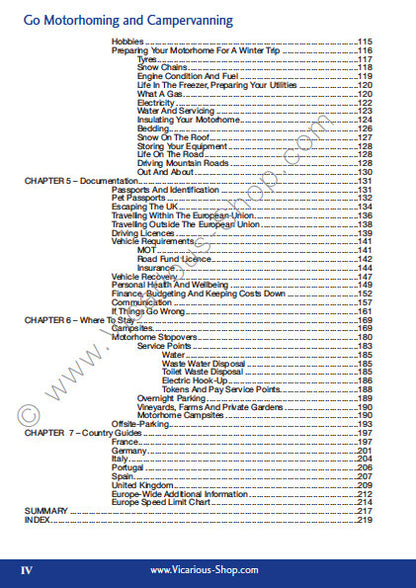 Go Motorhoming and Campervanning IBSN:9781910664025 Vicarious Media Books, Motorhome Reference Book